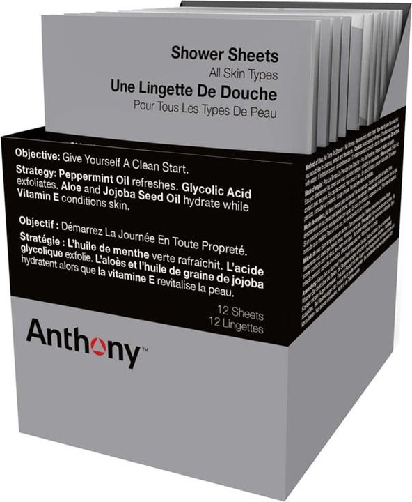 Image du produit Anthony Lingettes de Douche (12 ml)