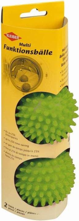 Kleiber Palla lavante e massaggiante, verde, set da 2