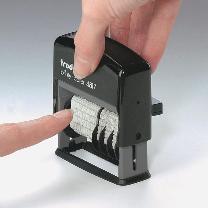 Actual product image Trodat Replacement Printy 6/4817 Purple Pad