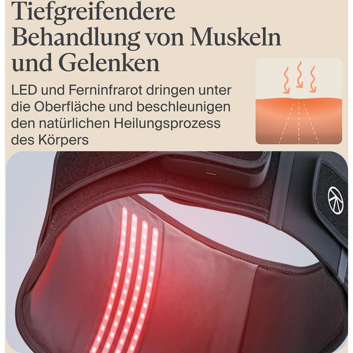 Actual product image Therabody Massagegurt Thermback LED