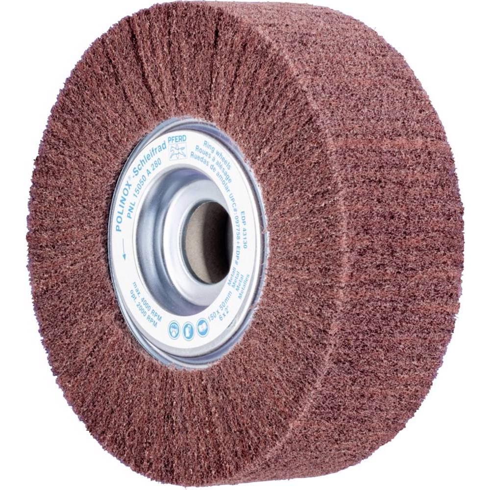 Pferd, Schleifmittel, Schleifvlies POLINOX Vlies Schleifrad PNL Ø 150 x 50 mm Bohrung 254 A 280 für schliff & Finish 1 S...