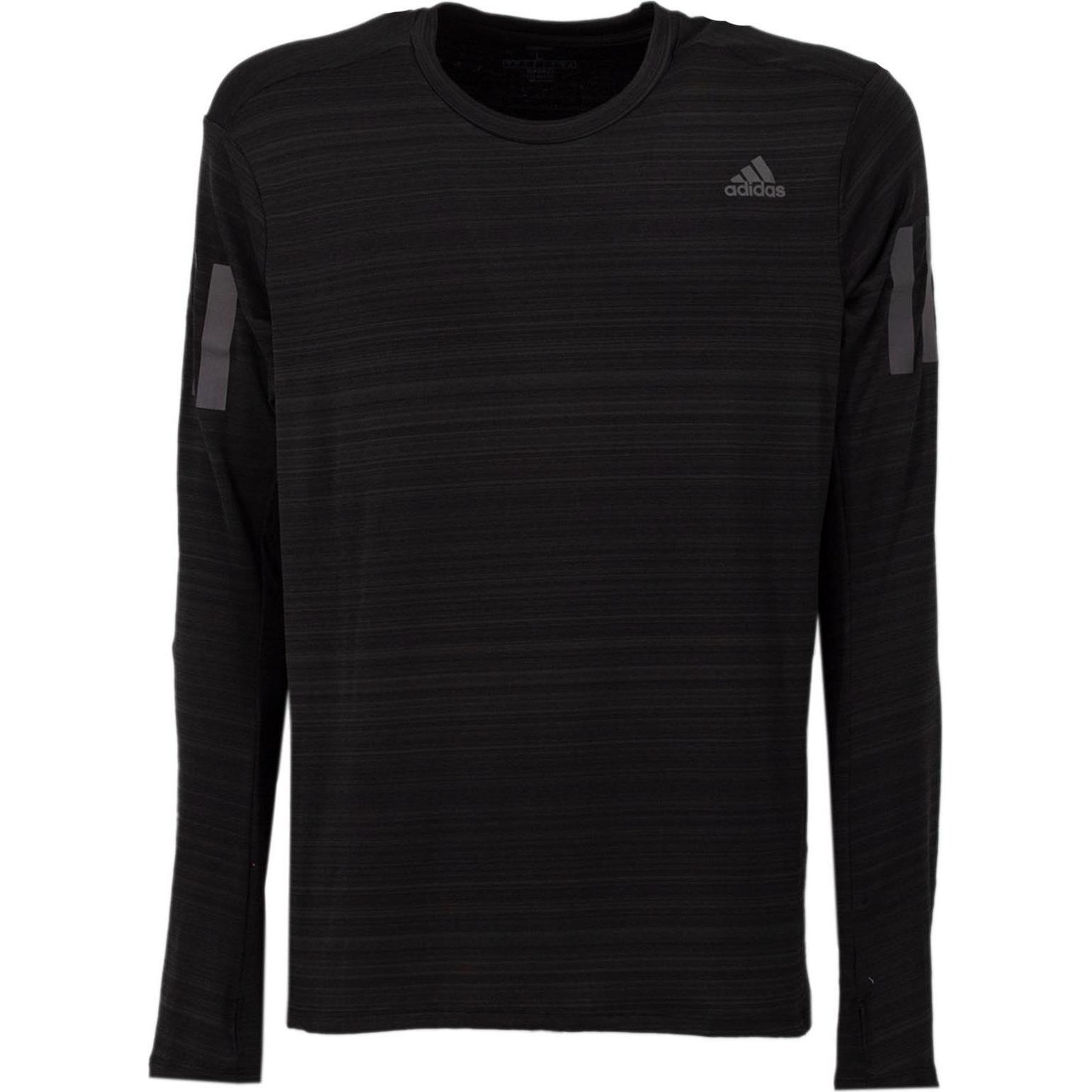 adidas, Sportshirt, Running Longsleeve langarm Shirt Climalite (S), Schwarz, S
