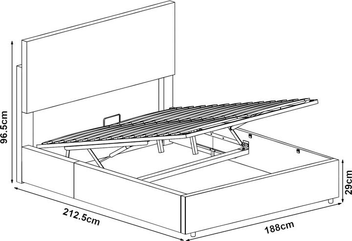 Produktbild Corium Polsterbett (180 x 200 cm)