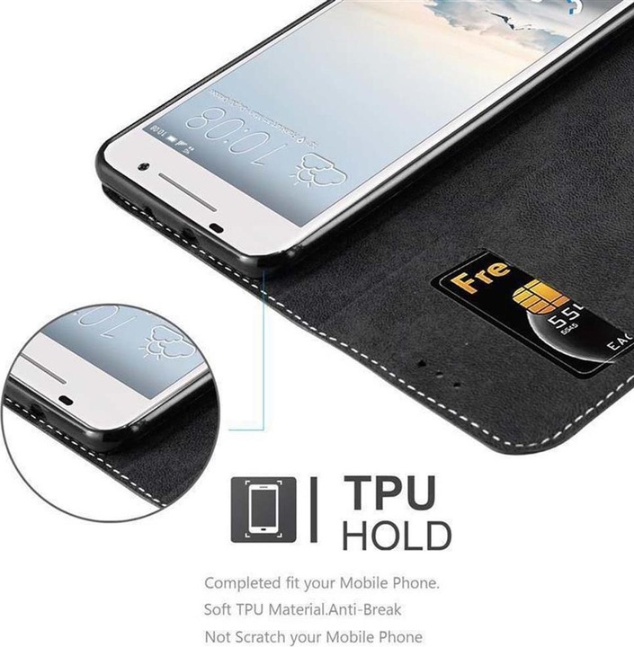 Actual product image Cadorabo Book X Wallet Cover (HTC One A9)