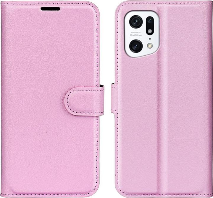 Actual product image Cover-Discount OPPO Find X5 - leather case cover pink (Oppo Find X5)