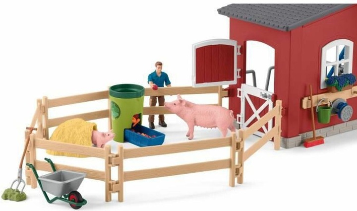 Actual product image Schleich Barn with animals and accessories