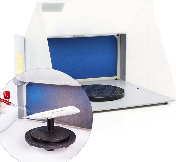 Produktbild Wiltec Komplett Set Airbrush Absauganlage 4m³/min 52dB Absaugung Farbe Farbnebel