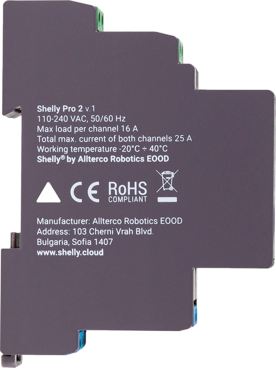 Immagine prodotto Shelly Pro 2 (Attuatore dell'interruttore)