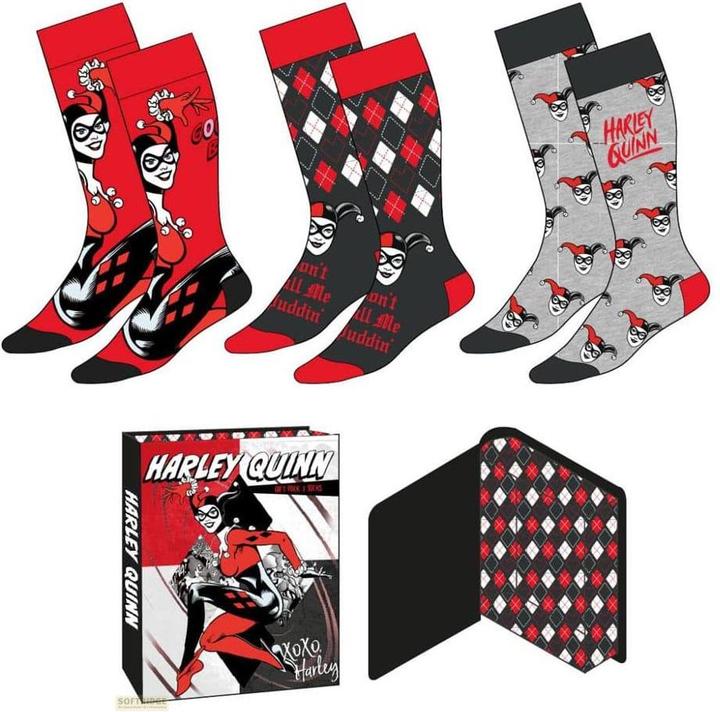Actual product image Cerdá DC Comics Harley Quinn pack 3 adult socks (pack of 3, 36 - 43)