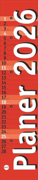 Produktbild Langplaner mini, rot 2026