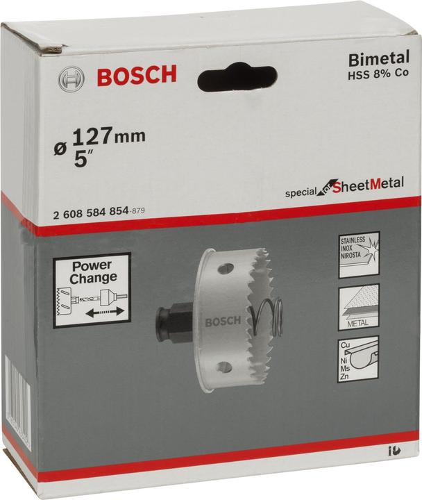 Image du produit Bosch Professional Zubehör Scie cloche Special Sheet Metal, 127 mm, 5 pouces (127 millimètres)