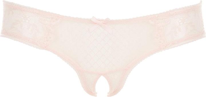 Actual product image René Rofé Surrender Sexy Slip mit offenem Schritt Rosa (S, M)