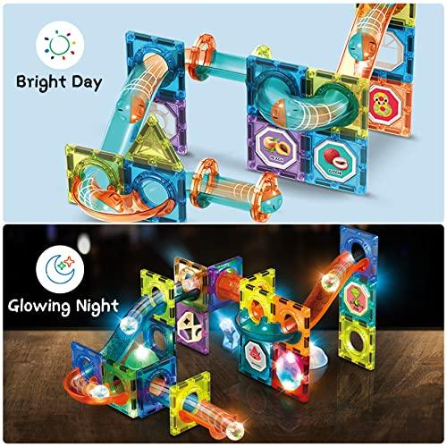 Image du produit Activity Board Blocs de construction magnétiques, 75 pièces briques de construction STEM blocs magnétiques blocs
