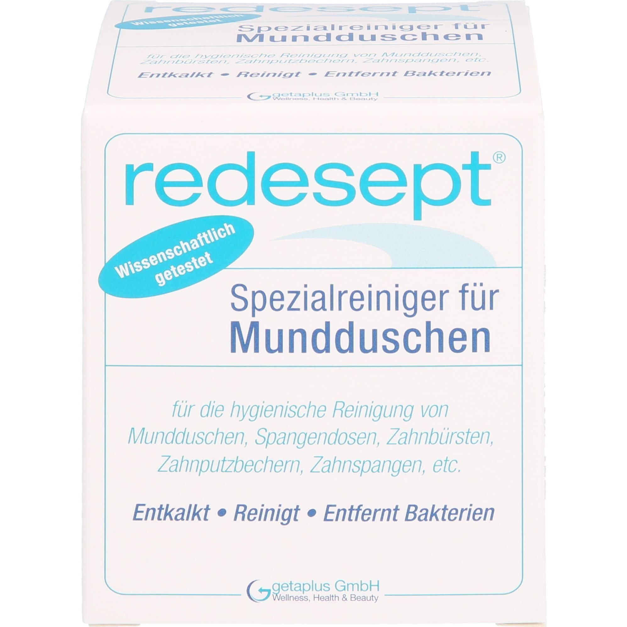Kaux, Zubehör Zahnpflege, Redesept Mundduschenreiniger, 150 g PUL (Mundduschenaufsätze)