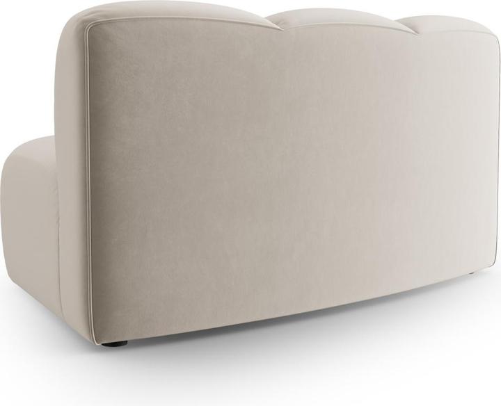 Actual product image Micadoni Velvet Modul Armless, "Lupine", 1 Seat, 154x95x70Made in Europe (1-seater, Modular sofa)