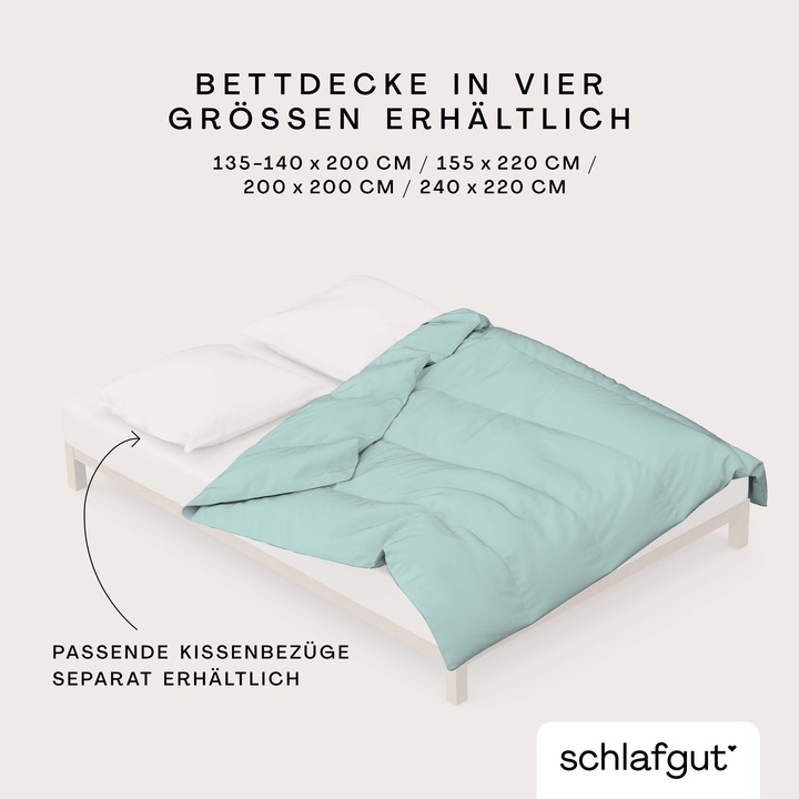 Immagine prodotto schlafgut Knitted Jersey (Copripiumino, 140 x 200 cm)