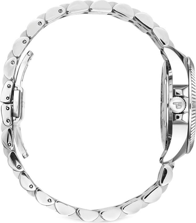 Actual product image Thomas Sabo WA0435 Damenuhr Divine Jewellery Stone silberfarben 33mm 5ATM (Watch with gemstone, Analogue wristwatch, 33 mm)