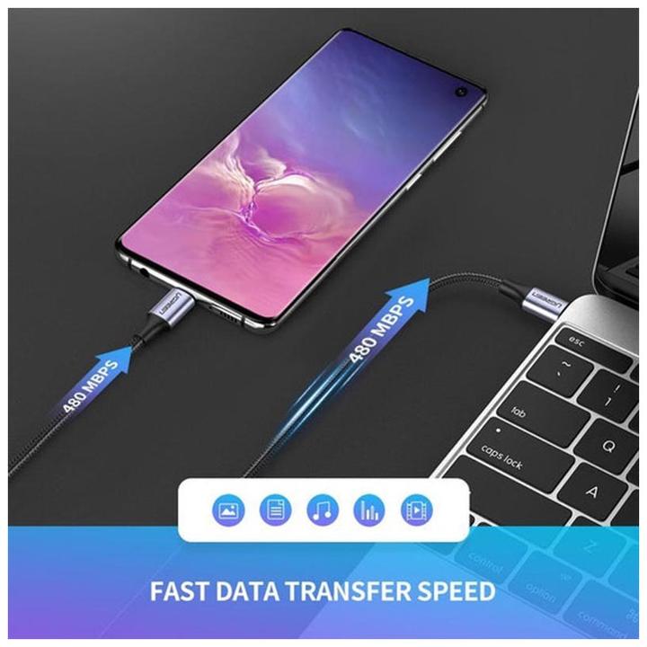 Produktbild Ugreen USB C — USB C (2 m, USB 2.0, 60 W)