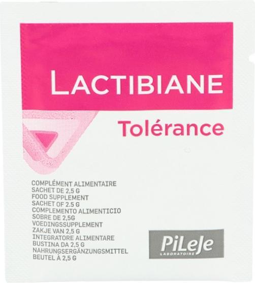 Nutritional values and ingredients Lactibiane Tolerance 10M (45 Piece, Beutel, 181 g)