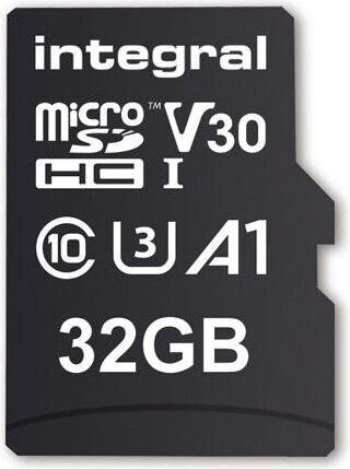INMSDH32G-100V30 MICRO SD CARD MICROSDHC UHS-1 U3 CL10 V30 UP TO 100MBS READ 30MBS WRITE MicroSD (32 GB, microSD, U3, UHS-I)