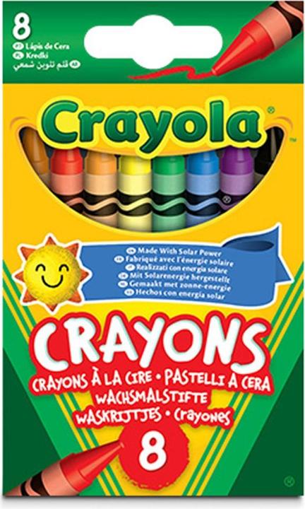 Actual product image Wax crayons 8 pcs. (8x)