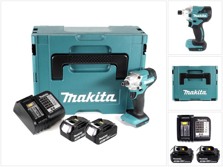 Produktbild Makita DTD 156 SF1J Akku Schlagschrauber 18V 155Nm + 2x Akku 3,0Ah + Ladegerät + Makpac