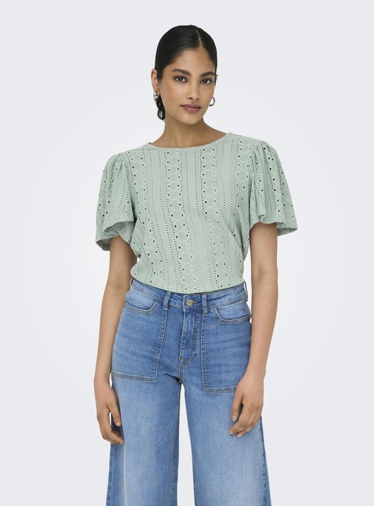 Immagine prodotto Only Normal geschnitten Rundhals Voluminöser Armschnitt Top Top (L)