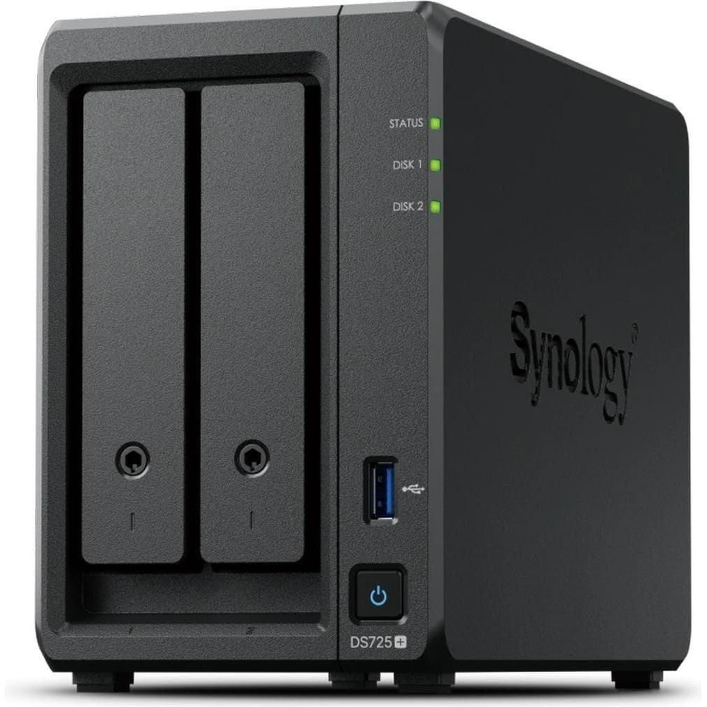 Synology DS725+ (0 TB), NAS, Schwarz