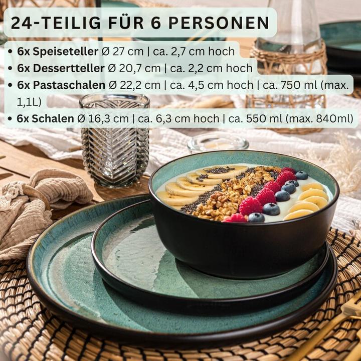Produktbild Sänger Geschirr Tafelservice Fiji (24 Stück)