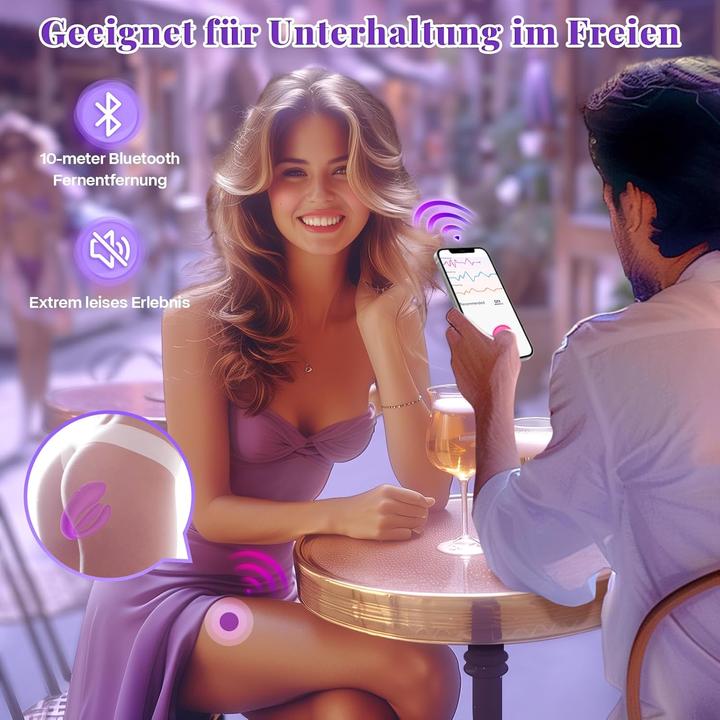Actual product image Cacuola Vibratorenset mit 10 Modi & App-Steuerung