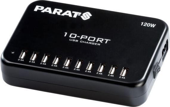 Produktbild Parat Paraproject MC10 Multi Charger für 10x Geräte - USB-Ladefunktion (120 W)