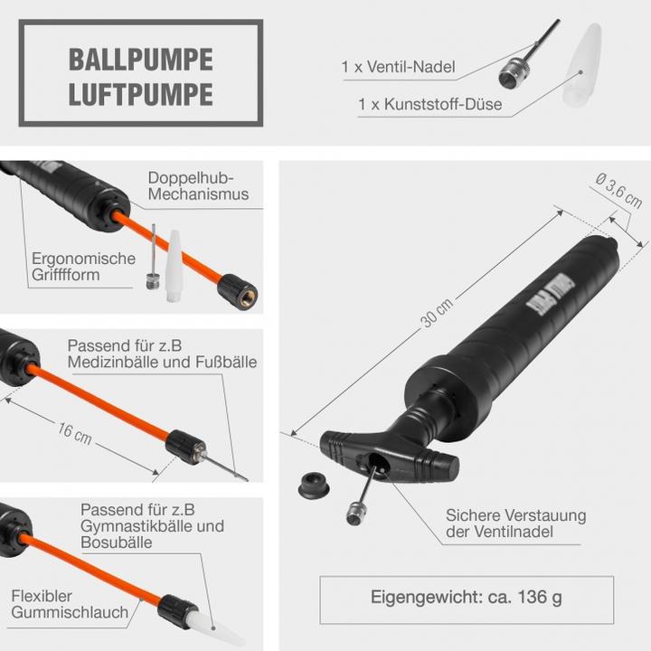 Produktbild Gorilla Sports Ballpumpe