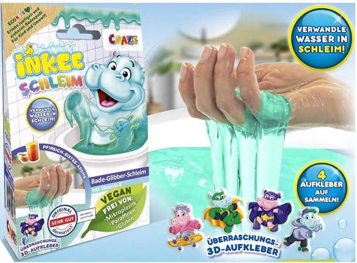 Actual product image Craze Inkee Bath Goo Slime Hippo