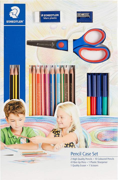 Actual product image Staedtler Writing set, 19 pieces, incl. craft scissors for filling a student case (19 x)