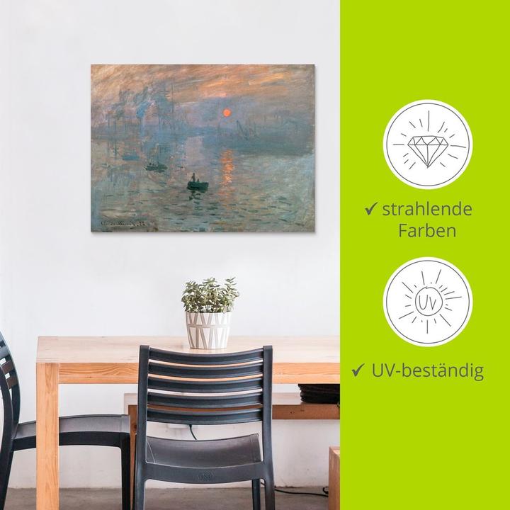 Actual product image Artland Impression (sunrise). 1872 T7BZ (120 x 90 cm)