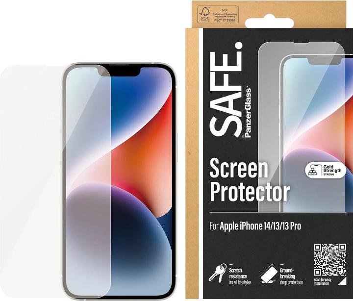 Produktbild PanzerGlass Safe. (1 Stk., Apple iPhone 13, Apple iPhone 14)