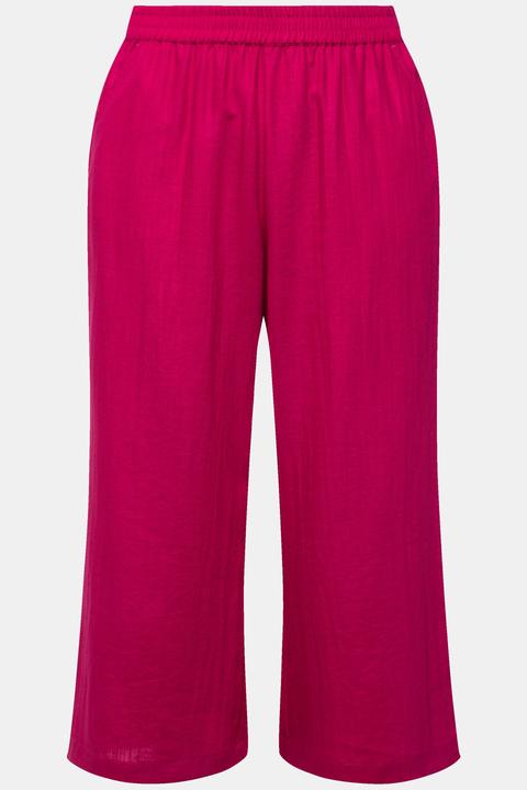 Produktbild Ulla Popken Culotte, wadenlang, weites Bein, Elastikbund (48)