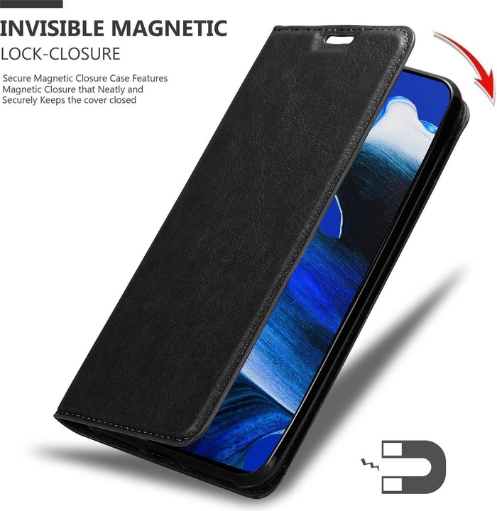 Actual product image Cadorabo Book Invisible Magnet Cover (Oppo Reno 2 Z)