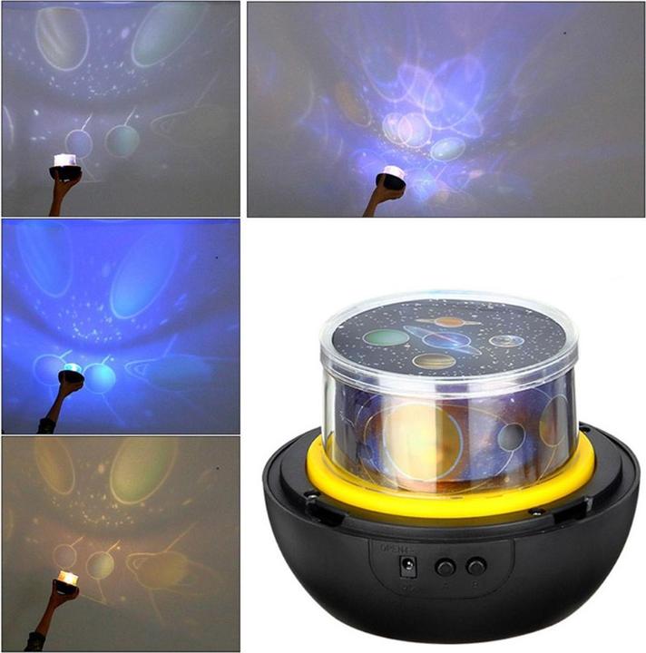 Image du produit Esmée LED Sternenhimmel Projektor 360° Drehung Nachtlicht mit 5 Leuchtmodi + Wechselmotiven