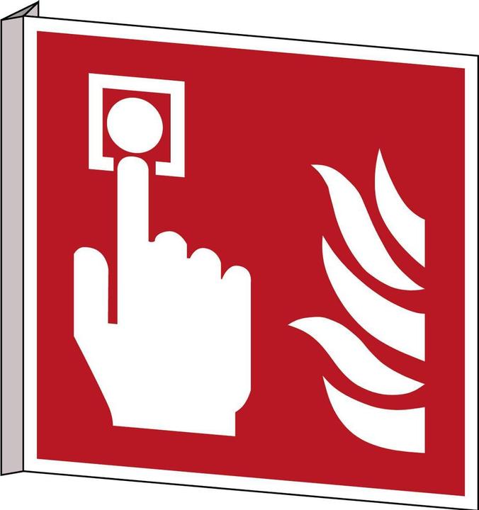 Produktbild Brady ISO Safety Sign - Fire alarm
