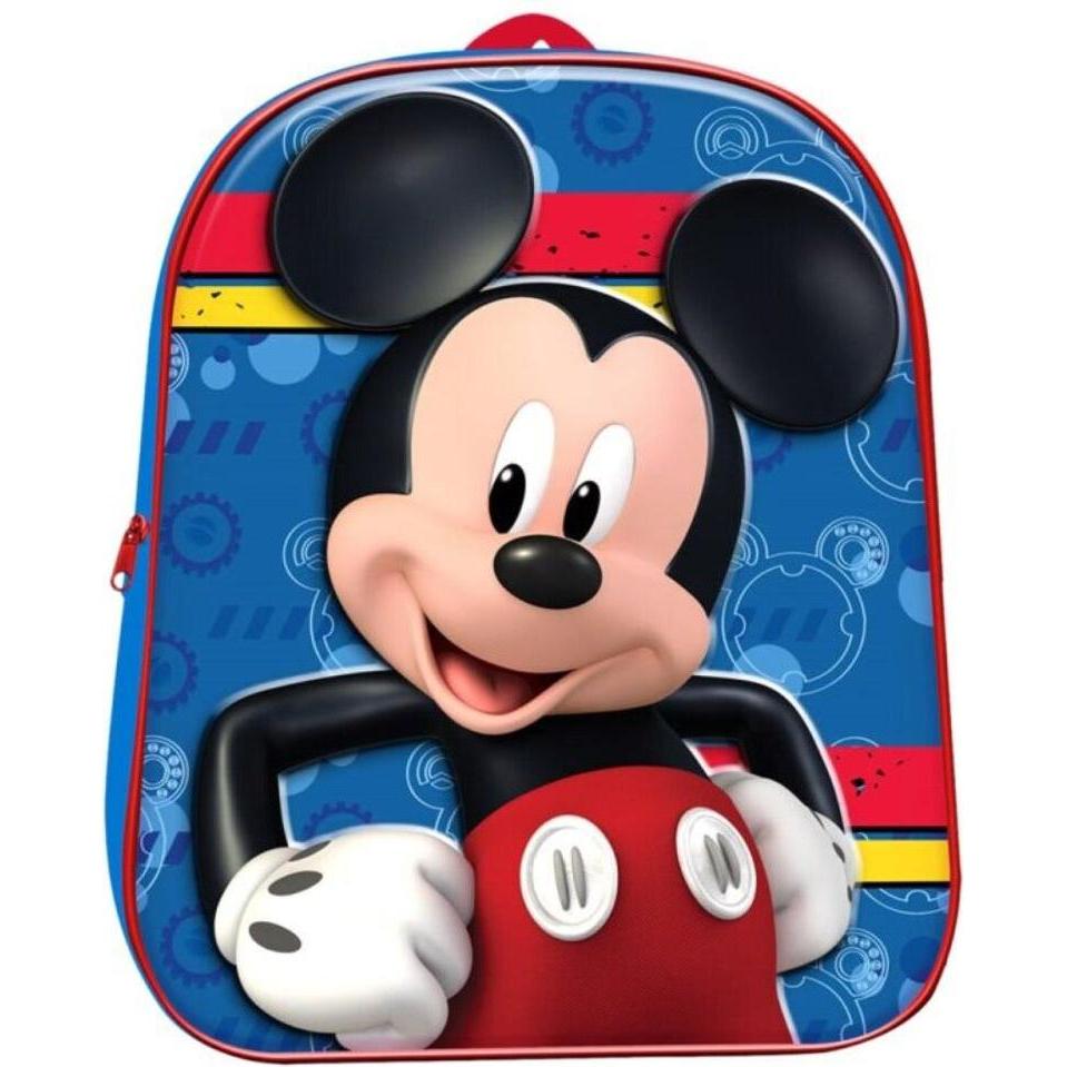 Tinisu, Kindergartentasche, Mickey Maus 3D Rucksack Tasche Schule Ranzen UmhÃ¤ngetasche