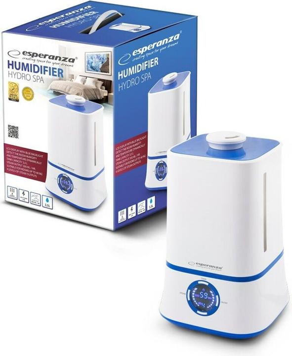 Image du produit Esperanza EHA007 Humidificateur d'air 3.5L (40 m²)