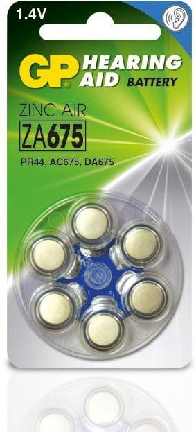 Produktbild GP Batteries Gp Za675 (6 Stk., PR44, 650 mAh)