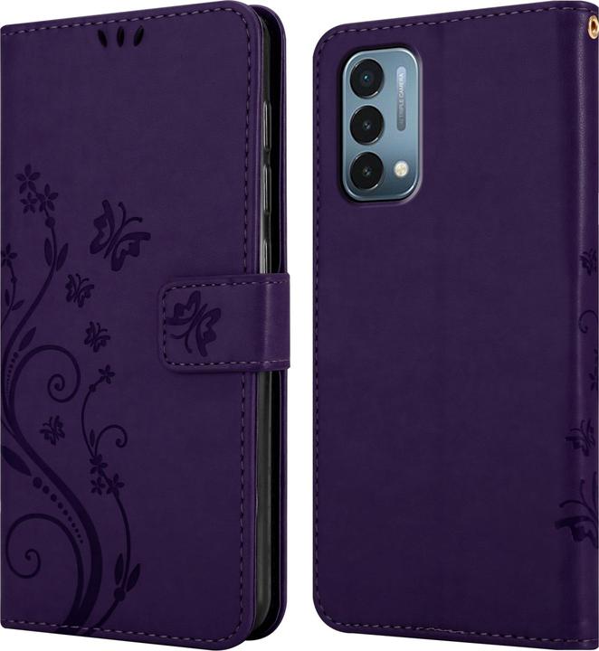 Image du produit Cadorabo Pochette Flower Book (OnePlus Nord N200 5G)