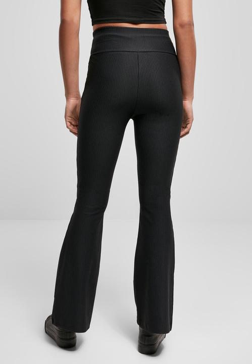 Produktbild Urban Classics Ladies High Waist Rib Boot Cut Leggings (XXL)