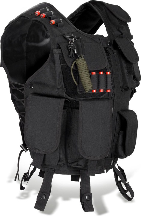 Produktbild Black Snake Kostüm Einsatzweste und Patch (M/L)