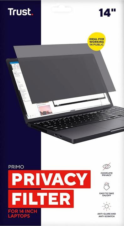 Actual product image Trust Privacy Screen Protector 14in (14", 16 : 9)