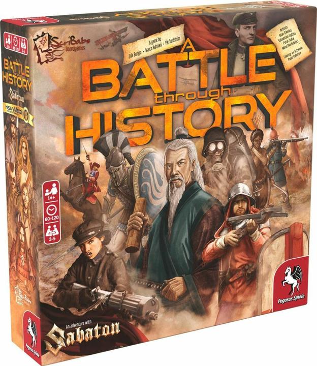 Productafbeelding Pegasus 57702G - Een strijd door de geschiedenis - Het Sabaton bordspel (DE/EN/FR/IT/ES Editie) (Duits, Engels, Frans, Italiaans, 2 - 5 Spelers)