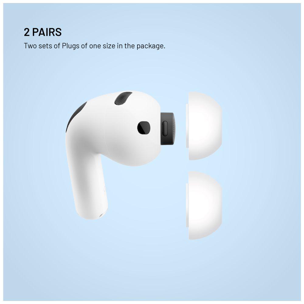 Fixed Silicone Plugs für Apple Airpods Pro, 2 Sets, Grösse XS, Borsa per cuffie + Copertura protettiva