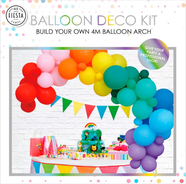 Actual product image Globos Europe Balloons Arch Set Rainbow